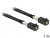 Delock Mini SAS HD x 4 SFF 8643 apa > Mini SAS HD x 4 SFF 8643 apa kábel, 1 m