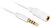 Delock Audio Stereo Jack 3.5 mm male / female 4 pin 0,5 m