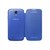 Samsung i9500 Galaxy S IV gyári flipes tok - EF-FI950BCEGWW - light blue