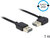 Delock EASY-USB 2.0-A apa > apa kábel, 90°-ban forgatott, 1 m