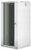 Lanberg 19" fali rack szekrény 27U 600x600mm - szürke