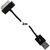Whitenergy USB 2.0 kábel iPad iPhone 4 transfer/töltőhöz 200cm fekete