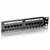 Equip 135424 Cat6 patch panel 24 port, 1U, fekete