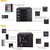 Sunnytek 4x2.5"/3.5" -> 3x5.25" HDD/SSD Mobil rack