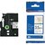 Brother Festékszalag TZEN201 P-Touch, 3.5 mm fehér alapon fekete, nem laminált 