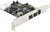 Delock PCI Express kártya FireWire A / B