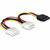 Delock Cable Power SATA HDD > 2x 4pin male/female