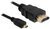 Delock Cable High Speed HDMI with Ethernet A/D male/male 2m